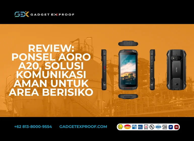 Review Ponsel AORO A20, Solusi Komunikasi Aman untuk Area Berisiko